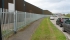 Galvanised W section steel palisade installed at industrial premises in Bridgwater