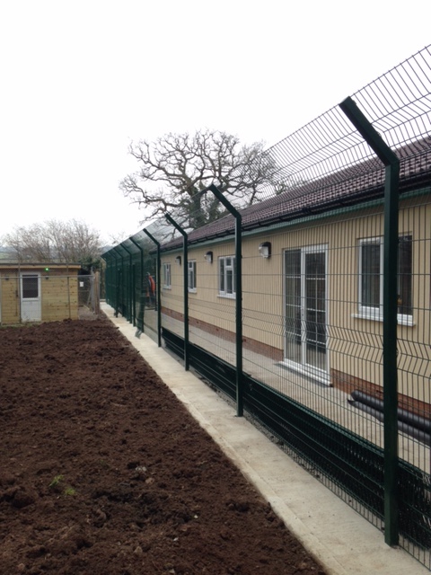 Fencing contractor services in Yeovil, Somerset.
