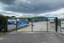 Mesh security gates in Weston Super Mare